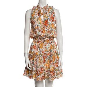 Poupette St. Barth Floral Cotton Mini Dress NWOT